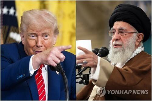 도널드 트럼프 미국 대통령, 알리 하메네이 이란 최고지도자