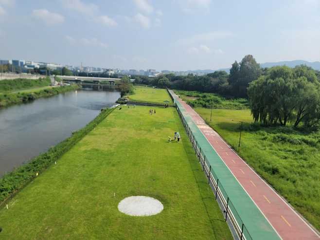강남탄천파크골프장 B코스의 모습. <제공=서울 강남구>