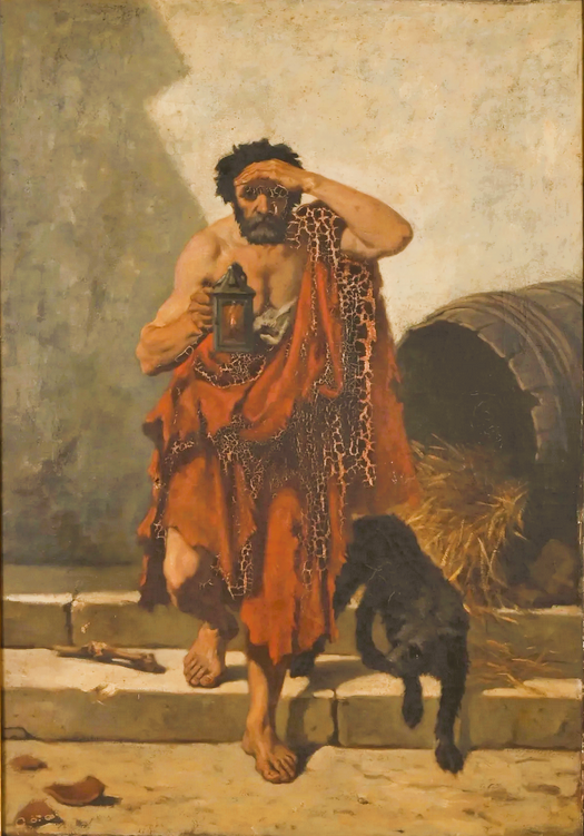 카미유 마실, 사람을 찾는 디오게네스, 1865