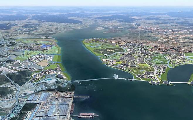 [해남=뉴시스]솔라시도 기업도시. (사진=해남군 제공) 2025.05.22. photo@newsis.com *재판매 및 DB 금지