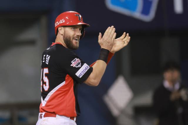 KIA 타이거즈의 패트릭 위즈덤. 연합뉴스