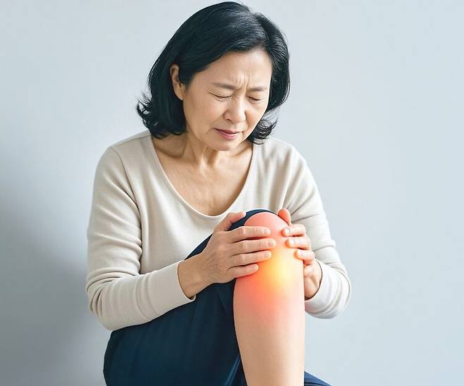 대기압이 낮아지는 장마철에는 관절 내부의 압력이 상대적으로 높아져 관절염이 있는 사람은 통증이 더 심해질 수 있다. [사진=클립아트코리아]