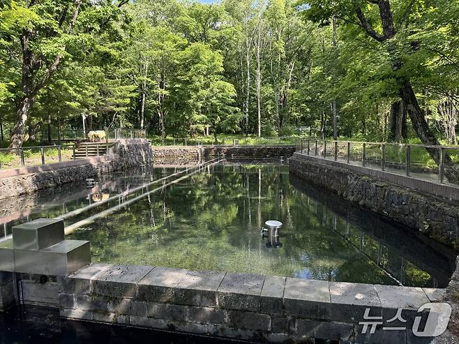 농심 '백산수'의 수원지인 길림성 연변조선족자치주에 위치한 내두천의 모습..뉴스1 ⓒ News1 이강 기자