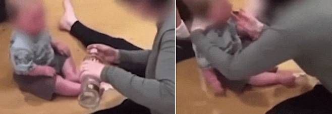 지난 2022년에는 생후 1년도 채 안된 신생아에게 보드카를 먹이는 영국 부모의 영상이 공개돼 공분을 산 바 있다. (기사와 직접적인 관련이 없는 자료사진) 출처=X