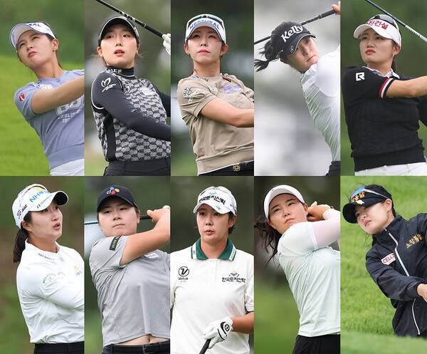 2025년 한국여자프로골프(KLPGA) 투어 더헤븐 마스터즈에 출전한 박현경, 이동은, 배소현, 김민별, 노승희, 김시현, 홍정민, 박지영, 임희정, 한지원 프로. 사진제공=KLPGA