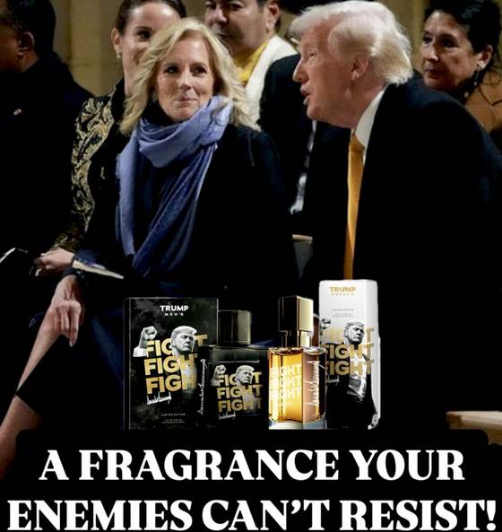 지난해 대선 당시 도널드 트럼프 후보가 선보인 향수 광고. 사진 트럼프 SNS 캡처