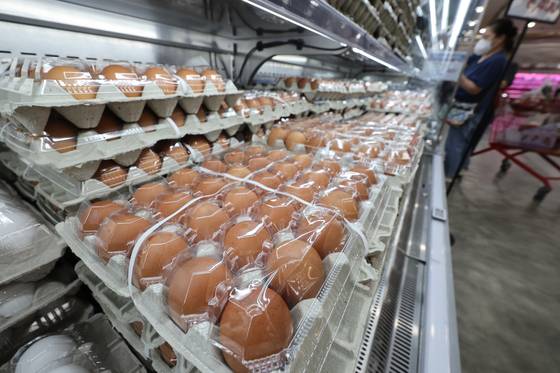 서울 시내의 한 대형마트에 진열된 계란. 연합뉴스