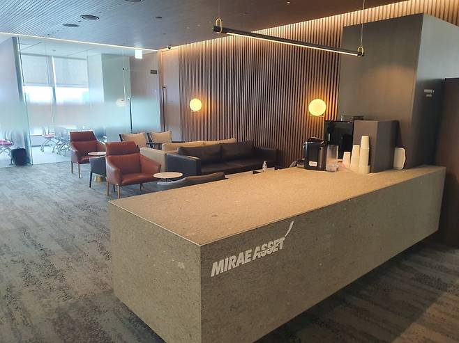 미래에셋벤처투자 접견실. 윤현주 기자