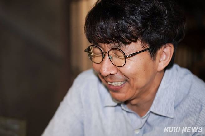 제6회 월드 바둑 챔피언십에서 우승을 차지한 목진석 9단이 19일 서울 성동구 한 카페에서 쿠키뉴스와 인터뷰하고 있다. 유희태 기자