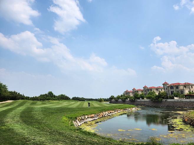 해저드나 벙커가 많은 영해CC.