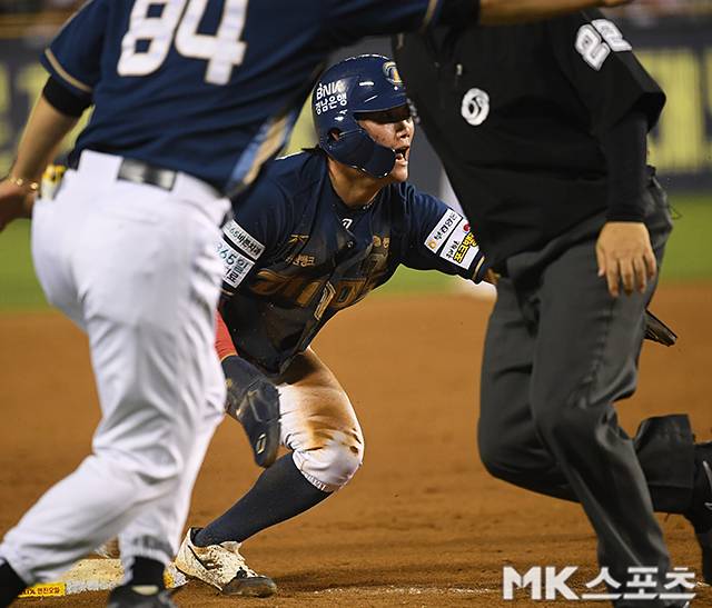 22일 수원 KT전에서 결승 득점을 올린 최정원. 사진=천정환 기자