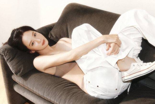 송지효 속옷 브랜드 공식 인스타그램 캡처