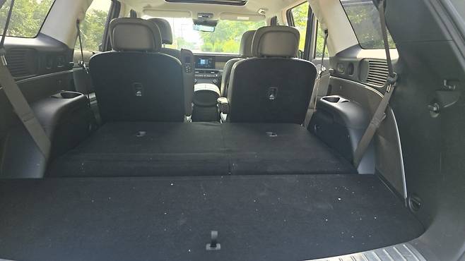 디 올 뉴 펠리세이드 적재 공간. 원성열 기자 sereno@donga.com