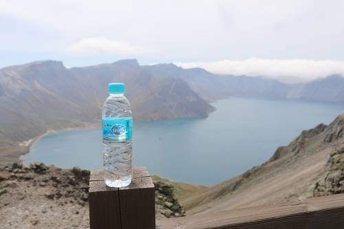 백두산 천지와 백산수 [농심 제공. 재판매 및 DB금지]