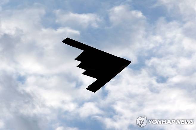 미 공군에서 운용 중인 B-2 스텔스 폭격기 [AFP 연합뉴스 자료사진. 재판매 및 DB 금지]
