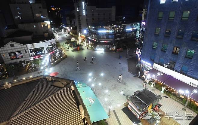 인적 드문 수원시 나혜석 거리 모습. 중부포토DB