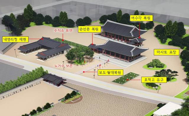 경상감영 복원 조감도. 대구시 제공