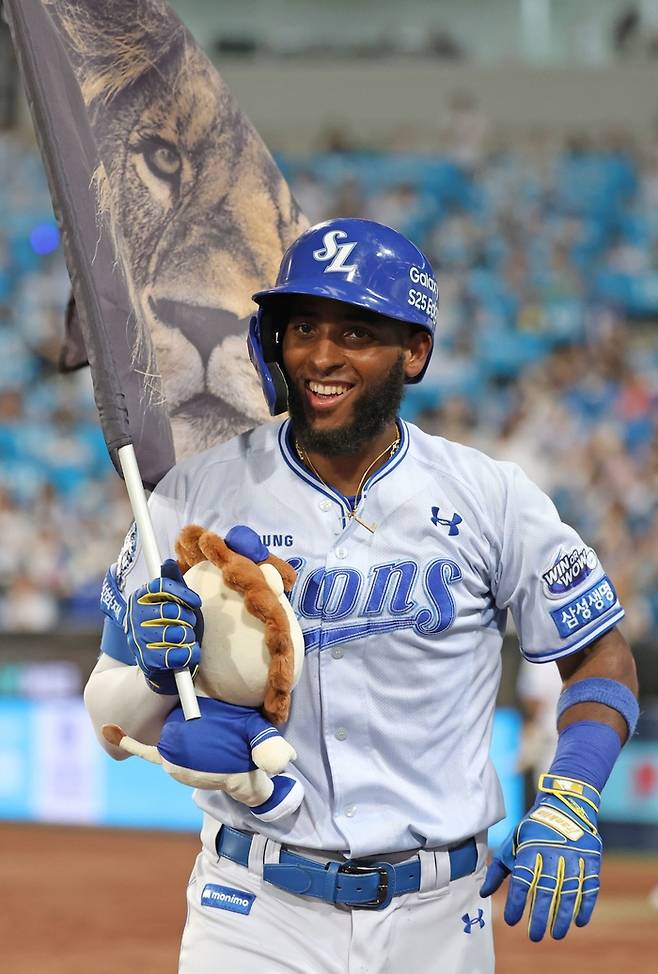 르윈 디아즈가 '2025 신한 SOL뱅크 KBO 올스타전' 베스트 12 1루수 부문에 선정됐다. <삼성 라이온즈 제공>