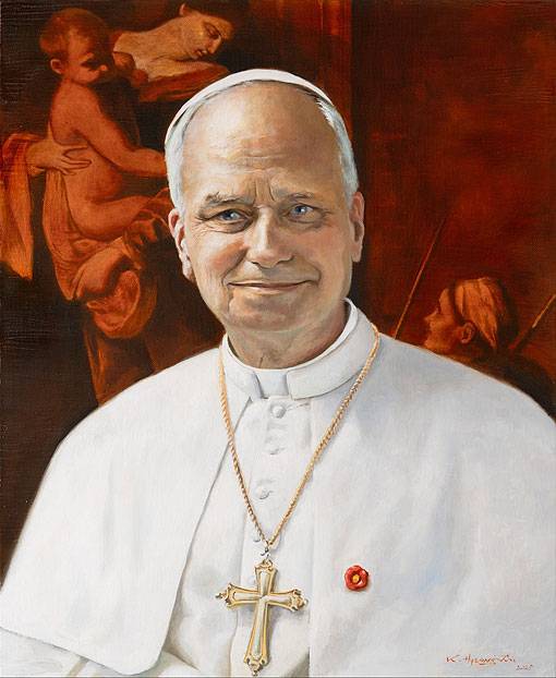 레오 14세 초상화. 김형진作