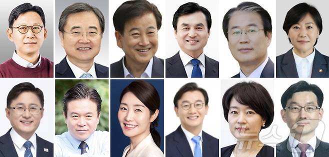 (서울=뉴스1) 이재명 허경 기자 = 이재명 대통령은 23일 과학기술정보통신부 등 11개 부처 장관 후보자를 지명했다고 강훈식 비서실장이 용산 대통령실에서 브리핑을 통해 밝혔다. 사진 왼쪽 첫 번째부터 과학기술정보통신부 장관 후보자에 지명된 배경훈 LG AI연구원장, 외교부 장관에 지명된 조현 전 외교부 주유엔대한민국 대표부 특명전권대사, 통일부 장관 후보자에 지명된 정동영 더불어민주당 의원, 국방부 장관 후보자에 지명된 안규백 더불어민주당 의원, 국가보훈부 장관에 지명된 권오을 대한민국헌정회 부회장, 농림축산식품부 장관에 유임된 송미령 장관, 환경부 장관 후보자에 지명된 김성환 더불어민주당 의원, 고용노동부 장관 후보자에 지명된 김영훈 부산지방노동위원회 공익위원, 여성가족부 장관 후보자에 지명된 강선우 더불어민주당 의원, 해양수산부 장관 후보자에 지명된 전재수 더불어민주당 의원, 중소벤처기업부 장관 후보자에 지명된 한성숙 전 네이버 대표이사, 국무조정실장에 지명된 윤창렬 LG글로벌 전략개발원장. (대통령실 제공. 재판매 및 DB 금지) 2025.6.23/뉴스1 ⓒ News1 이재명 기자