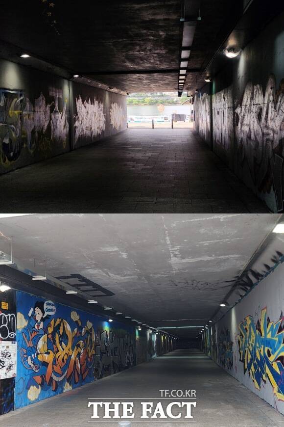 '미안하다 사랑한다'에서 무혁과 은채가 서로의 감정을 확인한 곳인 토끼굴이 21년 전 작품의 감성을 떠올리게 한다. /김샛별 기자