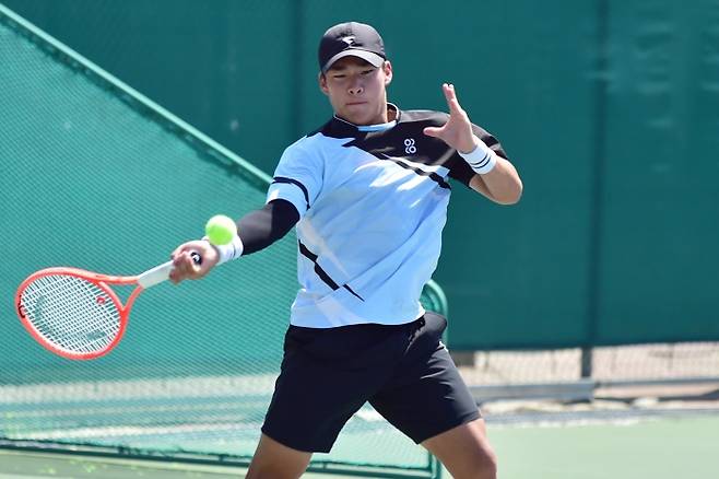 남자 18세 단식의 강력한 우승 후보인 1번 시드 고민호(사진/황서진 기자)