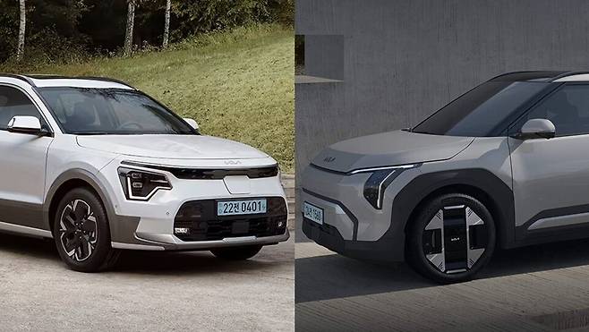 사진 : 기아 니로 EV, EV3