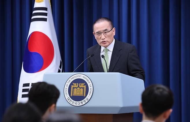 National Security Adviser Wi Sung-lac /News1