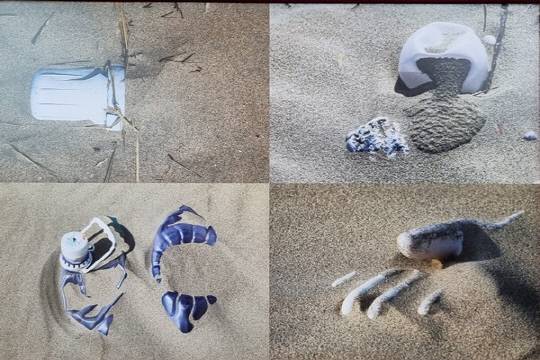 최경자 작가 '쓰레기꽃Ⅰ' (피그먼트 프린트, 50×33.3cm, 2025)