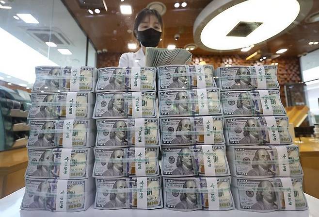지난달 거주자외화예금이 한 달 새 51억 달러 증가했다. ⓒ한국은행