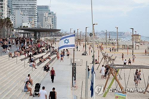 미국의 이란 핵시설 공습 이후 이스라엘 텔아비브 풍경[EPA 연합뉴스 자료사진]