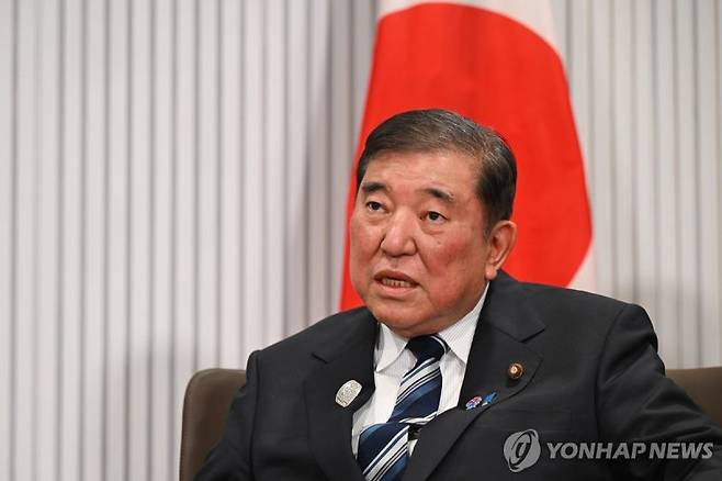 이시바 시게루 일본 총리. 연합뉴스