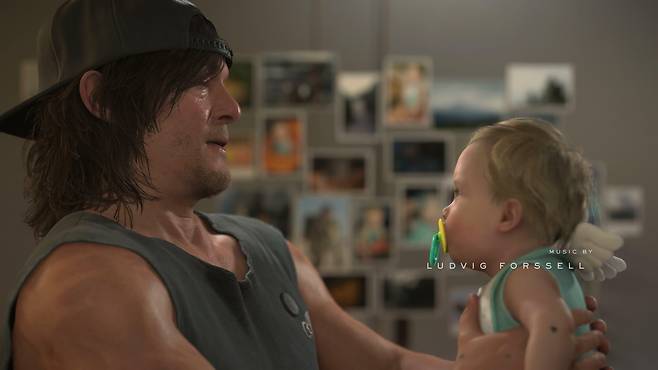 ▲ 어느새 머리카락도 자란(?) 루와 함께 지내는 주인공 샘