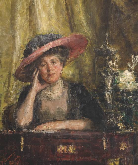 요하네스버그 아트 갤러리를 설립한 플로렌스 필립스의 초상화는 이탈리아 화가 안토니오 만치니가 그렸다. ⓒ Johannesburg Art Gallery, Johannesburg