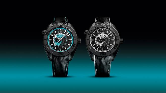 터쿼이즈 또는 그레이 컬러로 출시한다. 사진 오메가