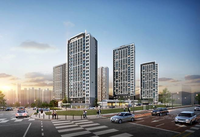 '동남 하늘채 에디크' 투시도