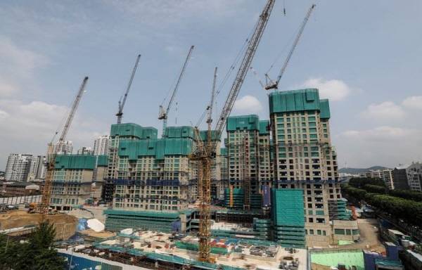 공동주택 건설 현장.