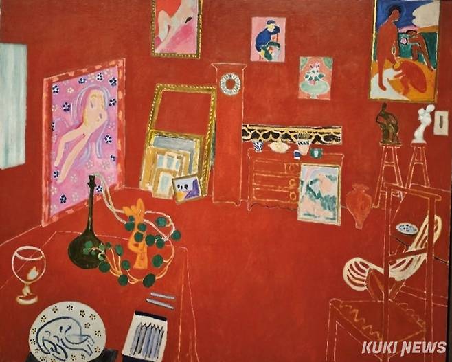 앙리 마티스, <붉은 방>, 1911, 캔버스에 유채, 뉴욕 현대미술관