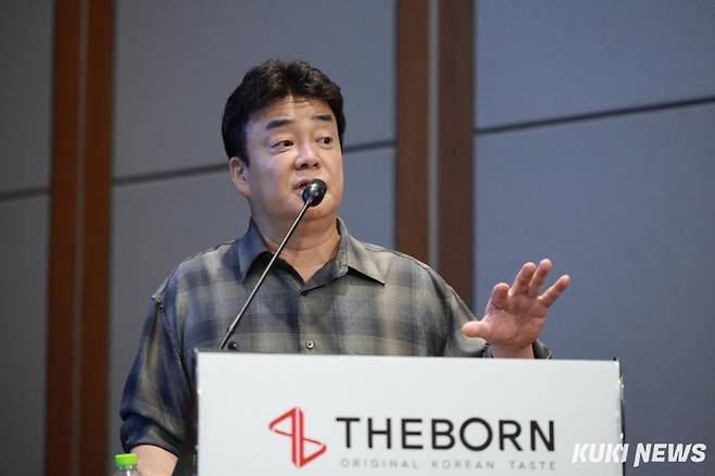 백종원 더본코리아 대표. 쿠키뉴스 자료사진