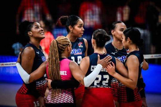 득점 후 기뻐하는 도미니카공화국 선수들. 사진[연합뉴스]