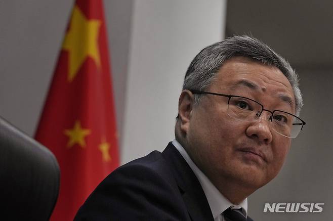 [AP/뉴시스] 푸총 주유엔 중국 대사. (사진=뉴시스DB)