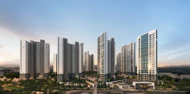 신분평 더웨이시티 제일풍경채 투시도. 사진 제공=HMG