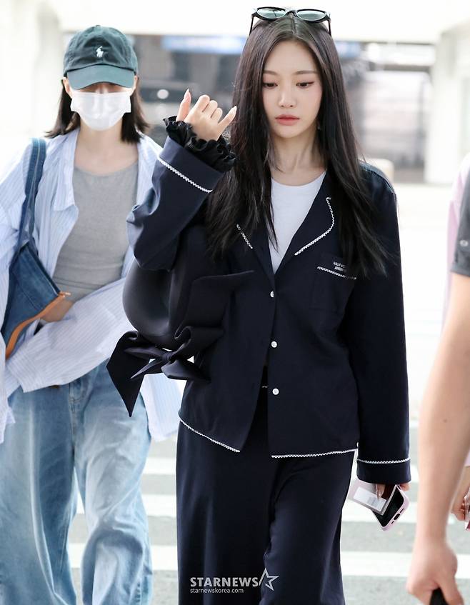 에스파 닝닝 '시선강탈 잠옷패션'[★포토]