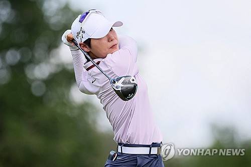 이소미의 드라이버 샷. [AFP/게티이미지=연합뉴스]