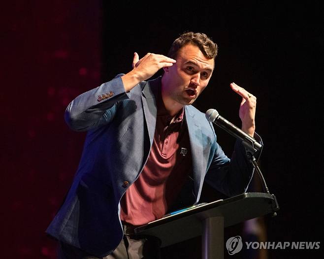 찰리 커크 '터닝 포인트 USA' 창립자 [AP 연합뉴스 자료사진. 재판매 및 DB 금지]