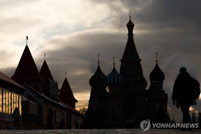 러시아 모스크바 크렘린궁과 붉은광장 [타스 연합뉴스 자료사진. 재판매 및 DB 금지]