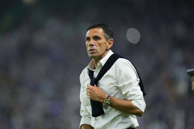 거스 포옛 감독이 지난달 31일 울산HD FC와 '현대가 더비'에서 전북현대모터스FC를 지휘하고 있다. 전북현대 제공