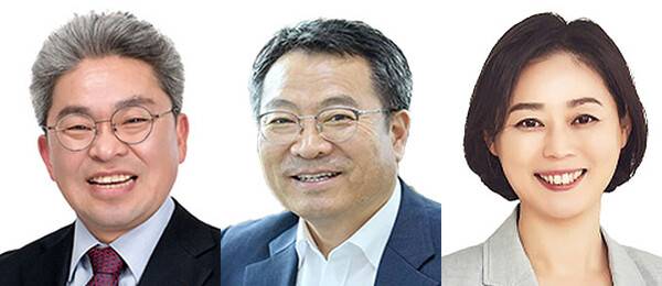 강철남 의원, 송창권 의원, 이승아 의원.(가나다 순)