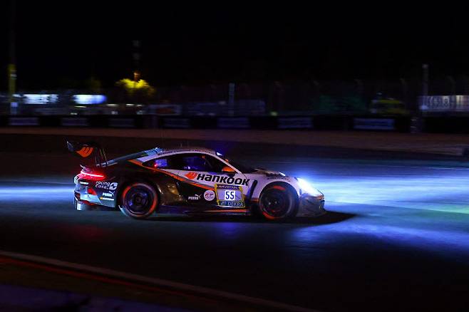 한국앤컴퍼니그룹 모터스포츠팀 한국컴피티션의 뉘르부르크링 24시 경기 장면. (사진=한국앤컴퍼니그룹)