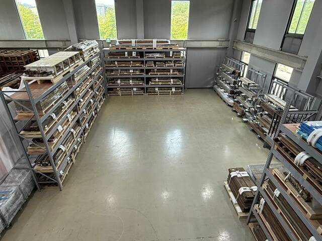 일본에서 해체되어 국내 반입된 '관월당' 부재는 현재 파주 소재 전통건축수리기술진흥재단 수장고에 보관됐다. /국가유산청